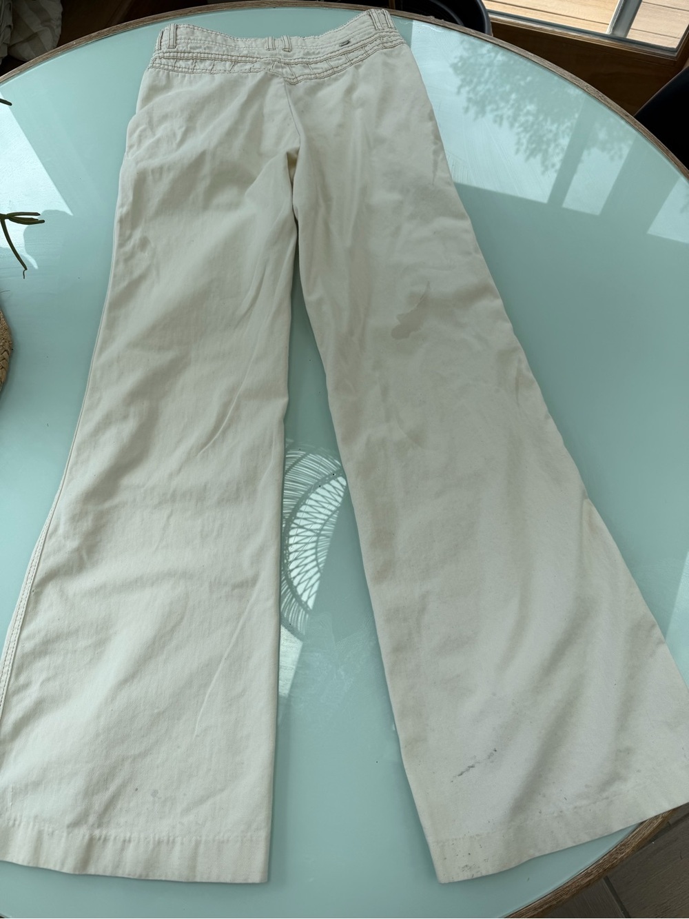 Levi's vintage flare Cream Panatela Pants jeans 0
